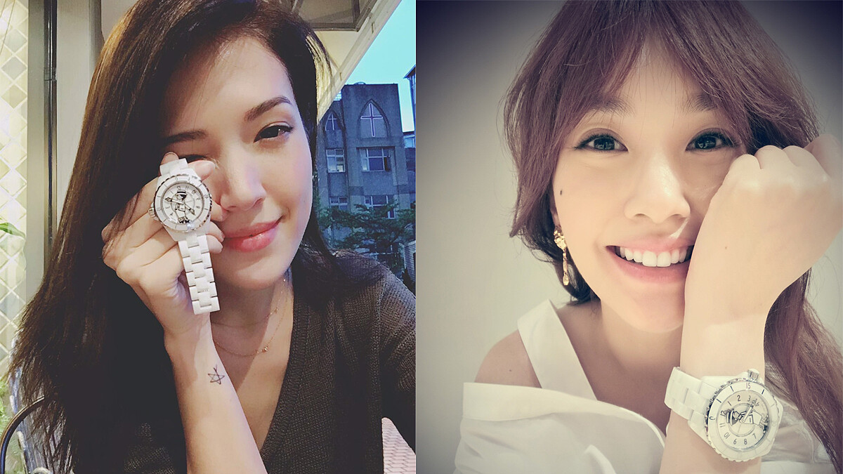 可愛得讓人心花怒放！穿著經典套裝的香奈兒女士變身成Mademoiselle J12腕錶面盤主角