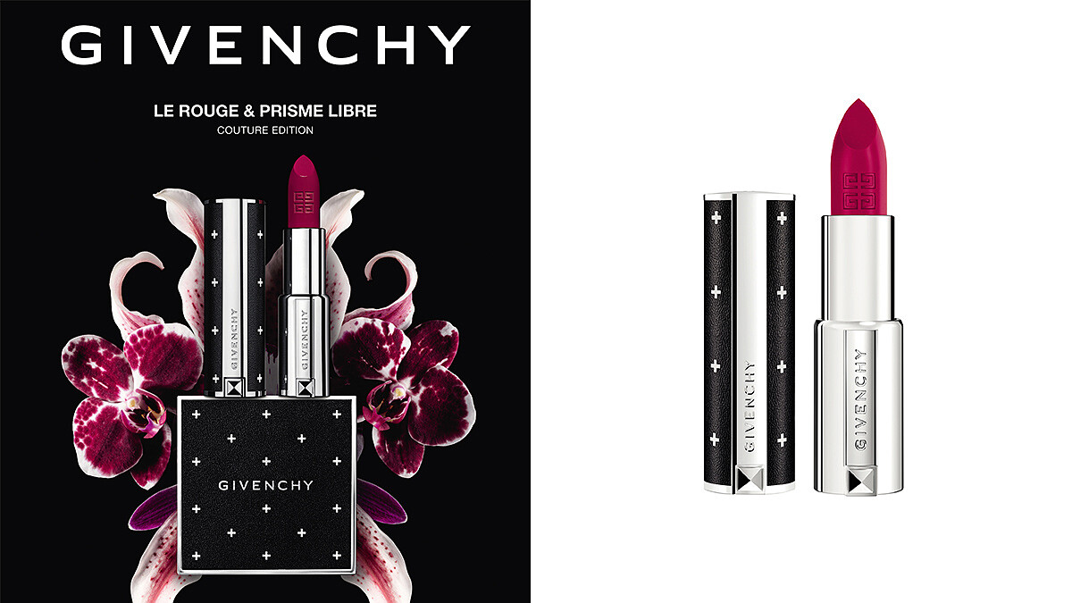 鑲上迷你十字圖案好有個性，紀梵希黑色小羊皮唇膏2017限量暗黑版曝光