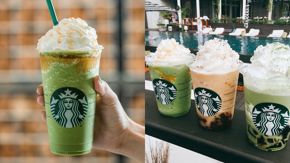 「抹茶蜜柚」口味只在限定門市才有！星巴克全新推出愛爾蘭布丁咖啡、茶&amp;amp;茶等3款星冰樂