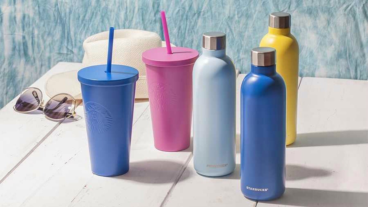 粉嫩不鏽鋼冷水杯太可愛！星巴克推出全新夏季主題系列杯款