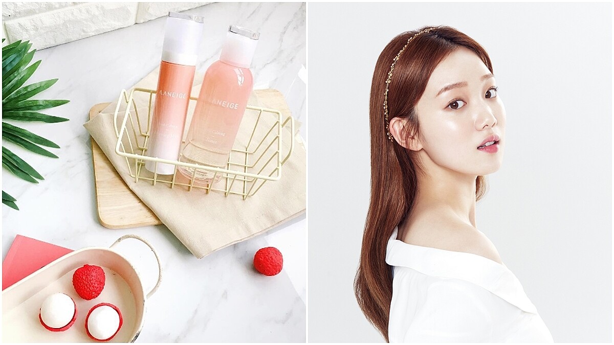 10秒就化成水的「早安面膜」、還有韓妞最愛的濕敷機能水，蘭芝推出擁有夢幻粉橘瓶身的夏日純淨保濕系列