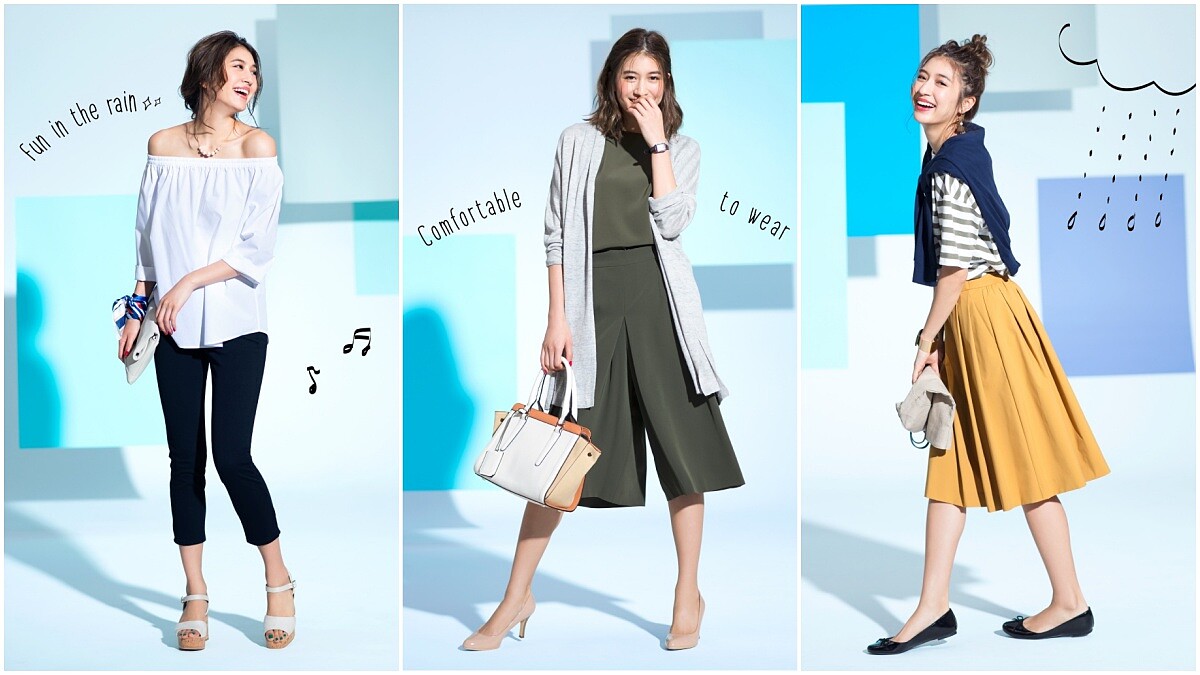 下雨天不狼狽！女孩們梅雨季必備的5種 UNIQLO 風格穿搭提案