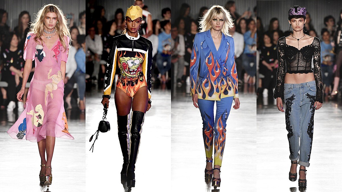 調皮又崩壞的海綿寶寶也太萌！Moschino早春打造Las Vegas賭城大秀