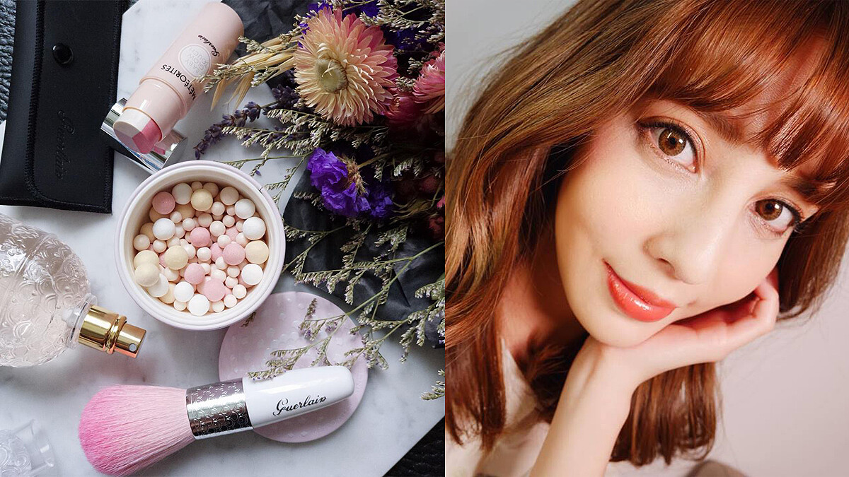 嬌蘭「粉紅香檳」+「流星棒棒」打造的時尚聚光妝，潮模Selfie必備！不用P圖也有超模光！