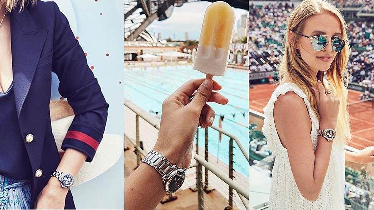 浪琴表全新動靜皆宜運動腕錶風格！海水藍、雙色金夏日時髦新色登場