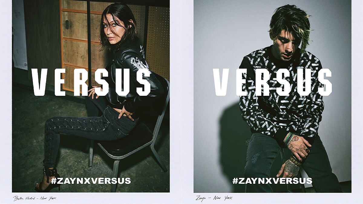 充滿壞壞的街頭魅力！ZAYN X VERSUS 聯名系列攜手Bella Hadid入鏡詮釋