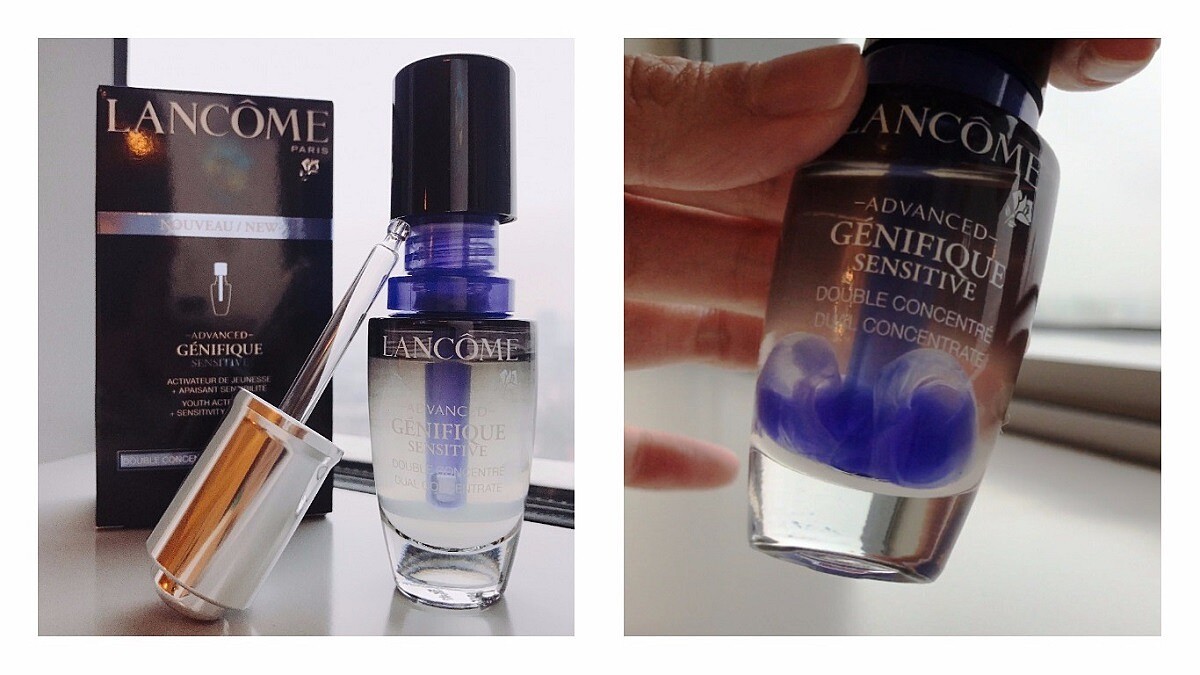 美得不思議～瓶子裡裝了紫色雲朵！蘭蔻小黑瓶重量新品，更強大的速效安瓶上市！