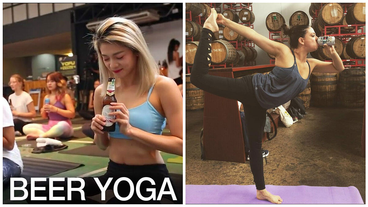 好適合夏天！最新啤酒瑜珈 從德國爆紅到泰國 教你邊喝邊瘦身！