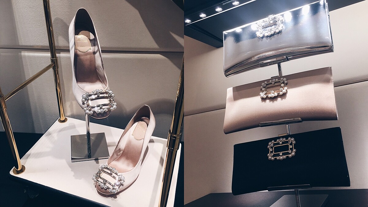 鞋控們注意!Roger Vivier經典方扣鞋第一次換上珍珠框,閃耀你的秋冬鞋櫃