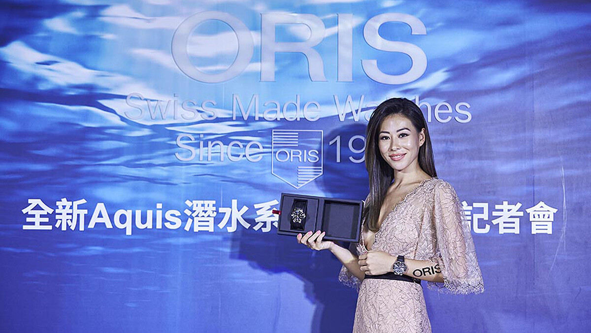 蔡詩芸演繹Oris潛水錶限量公益錶款，出席正式場合或融入日常搭配都有型！