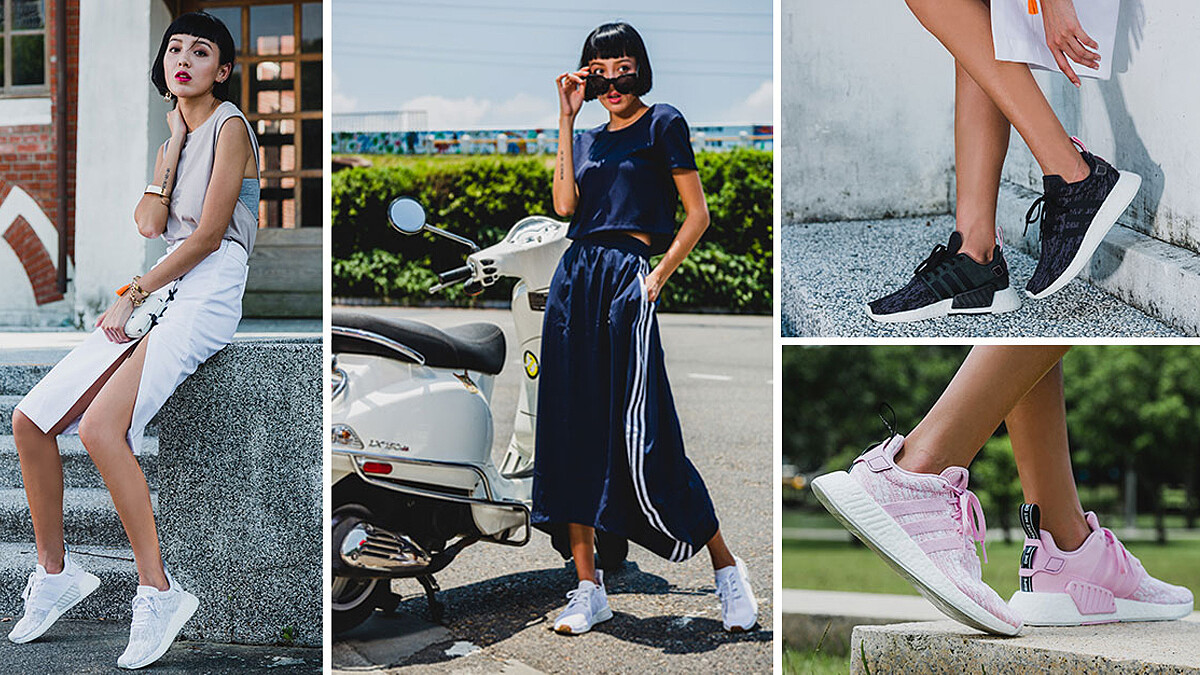 潮模KIWI最愛！這四種時髦女生最該學起來的Chic Look，都交給NMD了♥♥♥