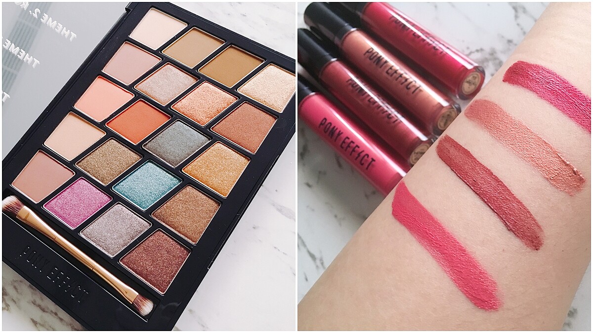 首推金屬光唇釉、像樂高的刷具組、20色眼影書，PONY EFFECT的秋妝果然沒讓人失望