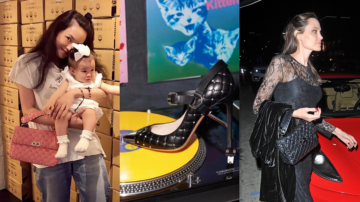 鞋控們注意！Valentino最受歡迎的Rockstud Spike搖滾手袋推出延伸鞋款