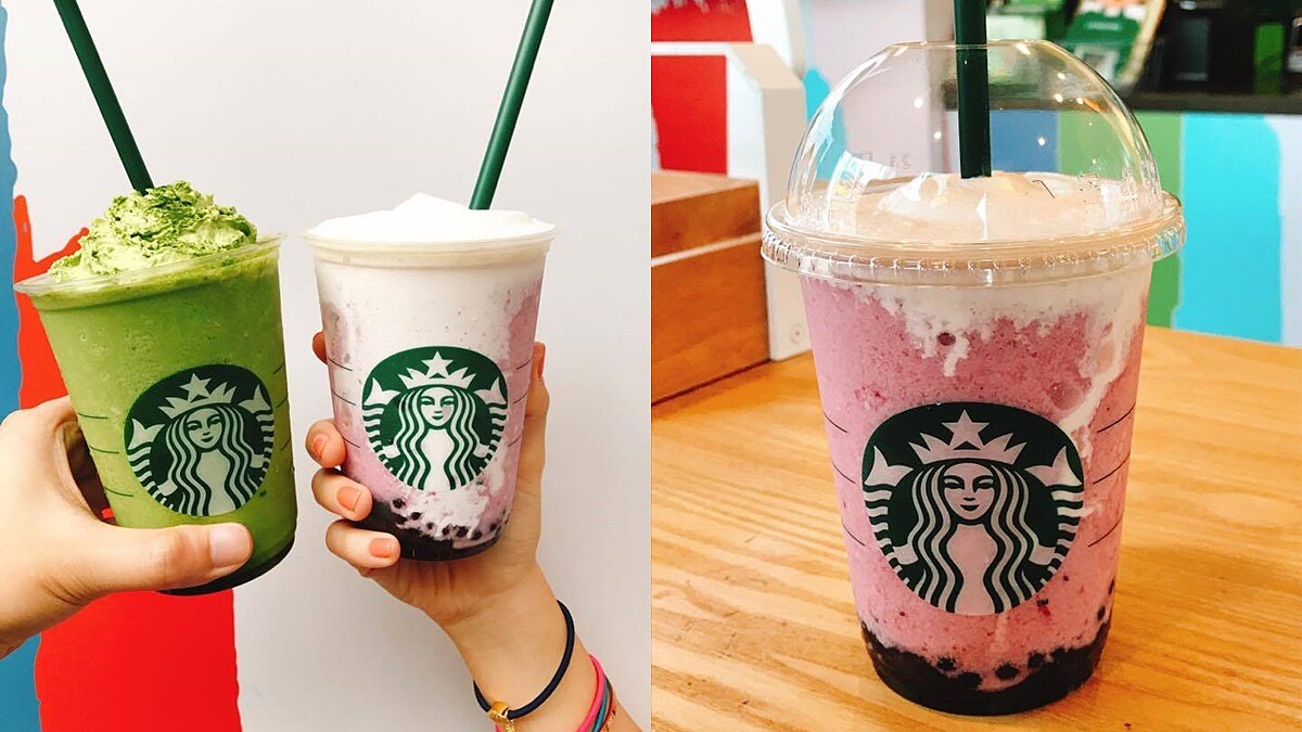 果汁珍珠一入口就爆漿!星巴克推出夏季限定「巴西莓優格星冰樂」、「抹茶優格星冰樂」