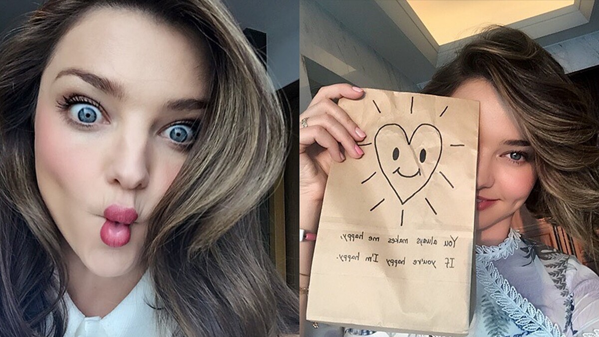 跟著甜心女神 Miranda Kerr 用樂觀的心境度過每一天！