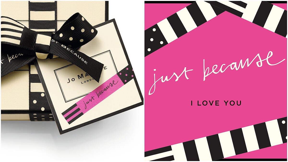 黑白條紋、普普圓點氣球太浪漫！Jo Malone London推出「Just Because禮因為你」七夕情人節包裝全台限量上市