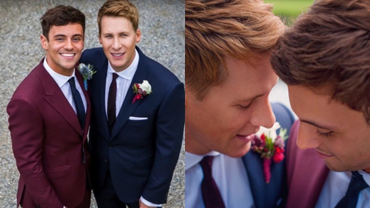 王子與王子的愛情童話！英國跳水小鮮肉Tom Daley與編劇老公超浪漫婚禮影片曝光