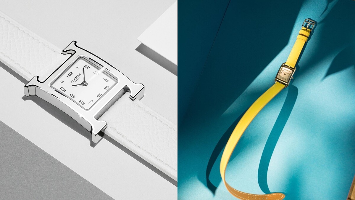 用愛馬仕Hermès Heure「H」字母漆面腕錶，捕捉你的時髦時光