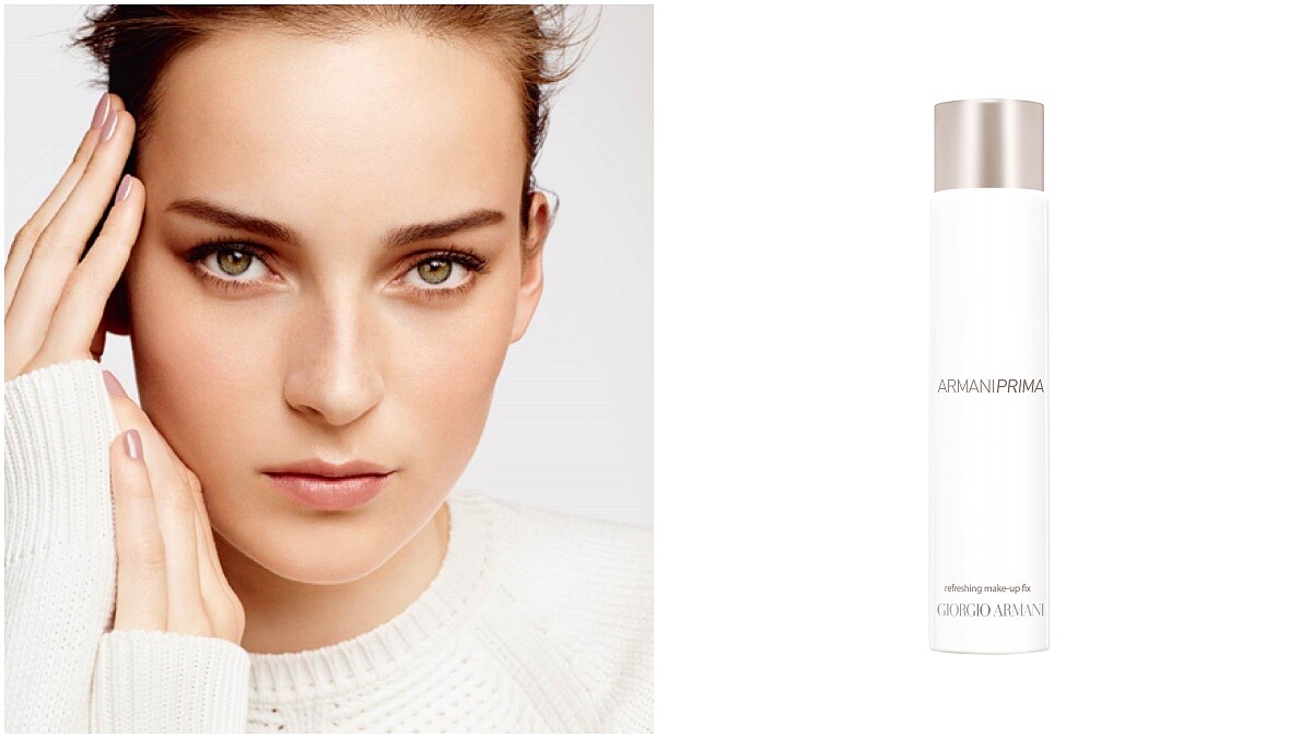 一噴粉感就消失還能讓妝效更持久！Giorgio Armani訂製光保濕系列再添新成員，「亮顏定妝噴霧」讓霧面妝感也能轉換成微霧光