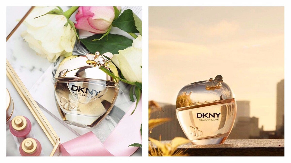 金色蘋果上停了兩隻蜜蜂 「DKNY蜜戀女性淡香精」聞到陽光與蜂蜜香氣