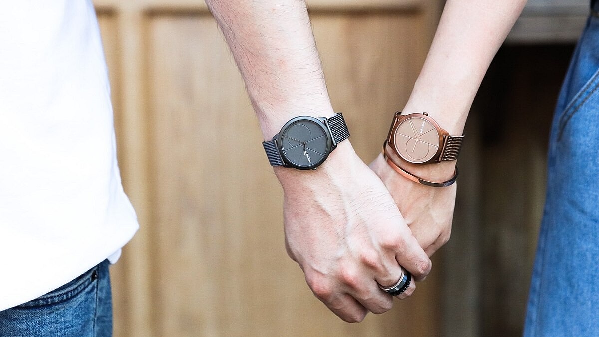 情人節禮物挑這款保證完勝♥ 送男友、送女友通通能搞定,CK Watches極簡純色的時髦經典腕錶就是這麼神!