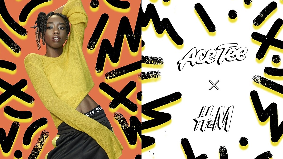 愛90年代復古風的別錯過！H&amp;M聯名藝術家ACE TEE打造又壞又時髦的街頭風格