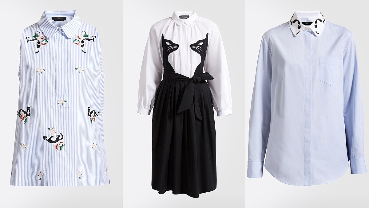 小黑貓在身上慵懶依著！WEEKEND Max Mara全新系列根本貓咪控天堂