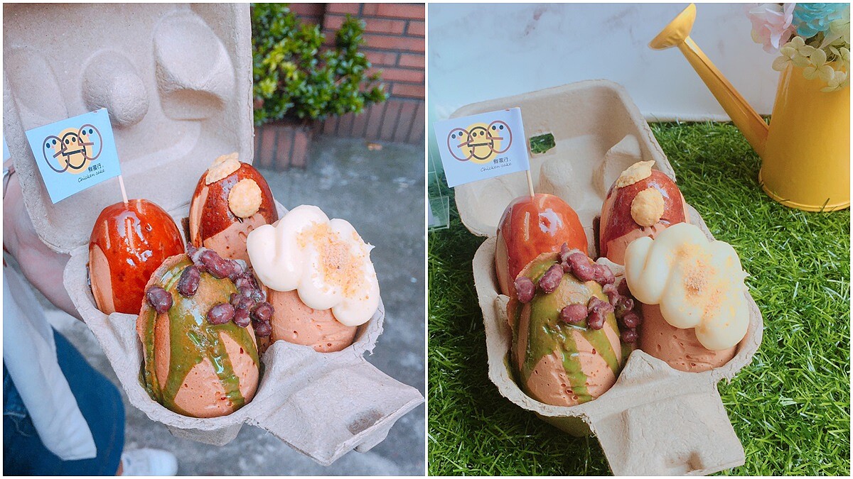 放在雞蛋盒裡的雞蛋！IG爆紅的台中巷弄美食「鮮蛋行」，這麼美的雞蛋糕怎麼捨的吃啦