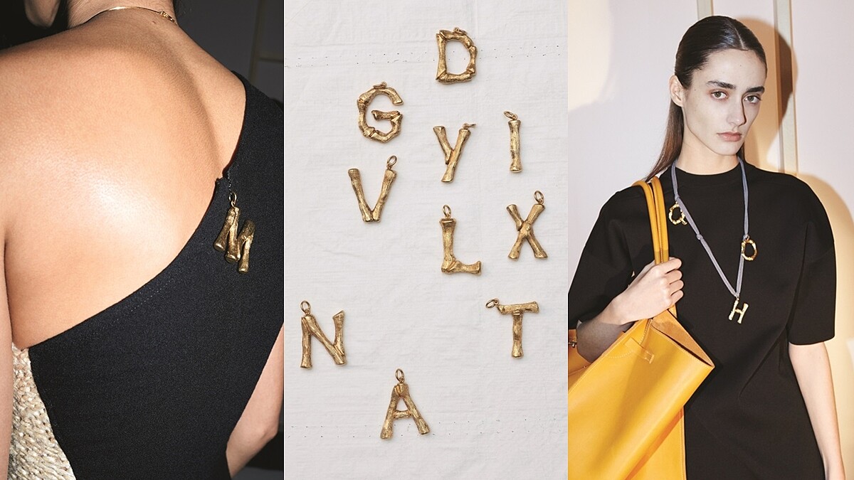 今天想拼什麼字？Céline推出Alphabet字母吊墜，隨心所欲玩出時髦風格