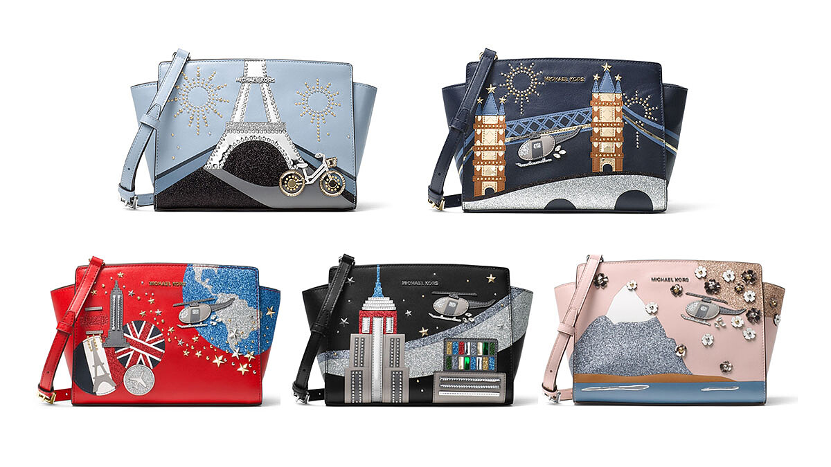 跟著Michael Kors環遊世界！全新五款Nouveau Novelty城市圖騰包，限量登場