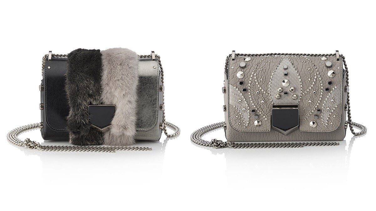 快快換上早秋最時髦新元素！JIMMY CHOO把鉚釘、絨毛球球…放到鞋包配件上