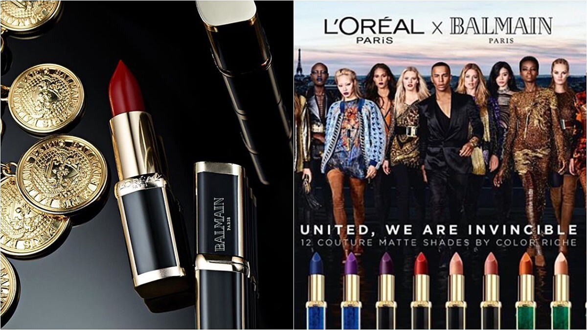 既浮誇又霸氣！L’Oreal Paris X BALMAIN限量聯名訂製款 全系列12色曝光