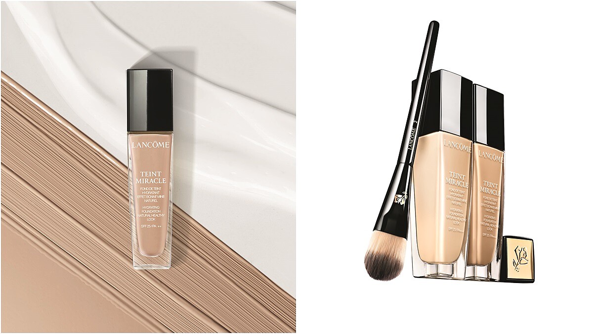 加入100%的玫瑰水精萃！蘭蔻水感奇蹟恆久光粉底，上妝就像敷了膚色面膜後透亮到能掐出水來