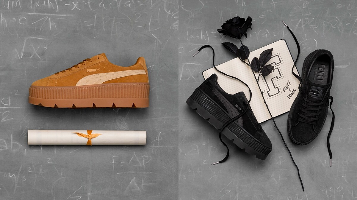 雙倍增高！FENTY PUMA by Rihanna全新Creeper鞋款推出焦糖、暗黑雙色