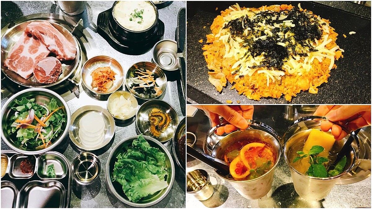 泡菜肉彈一剪開就讓人驚呼！中永和美食再+1，店內充滿工業風的「51bbq 韓式燒肉」餐廳