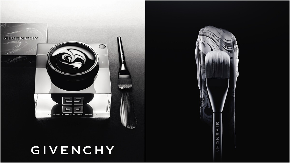 不只瓶蓋是大理石紋，打開裡面還是黑白融合的乳霜面膜！紀凡希全新「黑鑽奢華頂極雙色面膜」敷上一分鐘就有感肌膚整個徹底放鬆