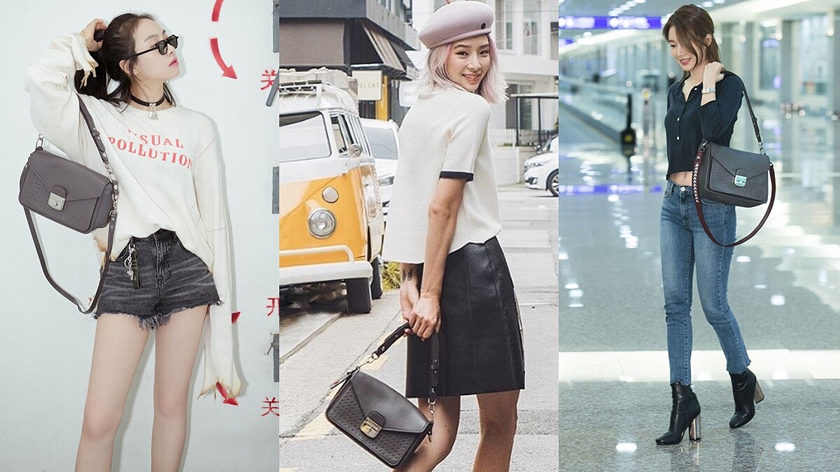 跟她們撞包我可以！劉仁娜、超模Irene Kim 、F(x)宋茜都愛的Longchamp新包款是它…？