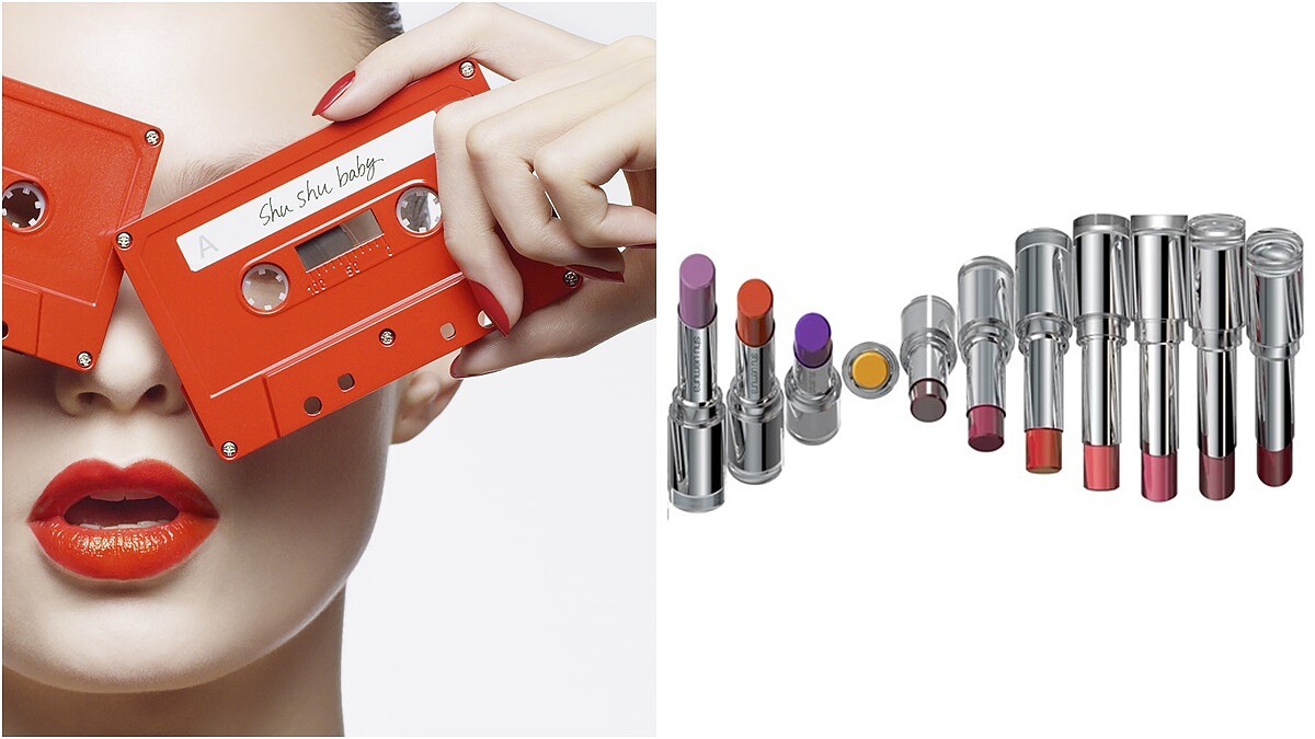 其中有令人心動的超美6個裸土色！風靡日韓的植村秀38色【無色限玩色水潤唇膏】，絕對能找出你的心頭好