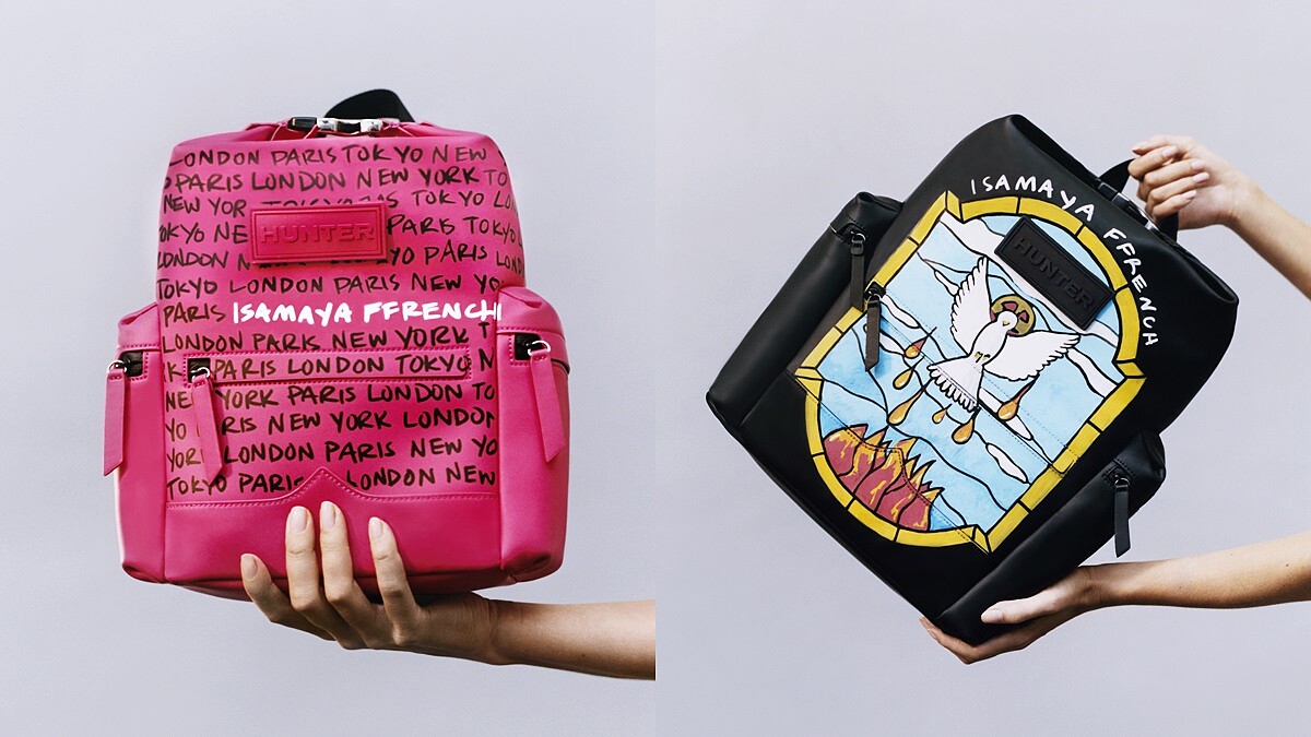 HUNTER X ISAMAYA FFRENCH跨界聯名來了！搞怪塗鴉風後背包超想收藏