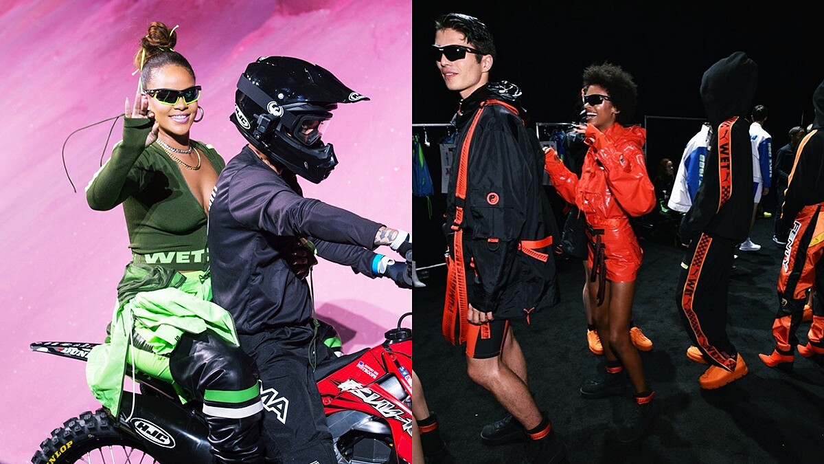 【紐約時裝週】蕾哈娜再領軍Fenty Puma狂野登場！越野重機、霓虹泳裝大展叛逆性感造型