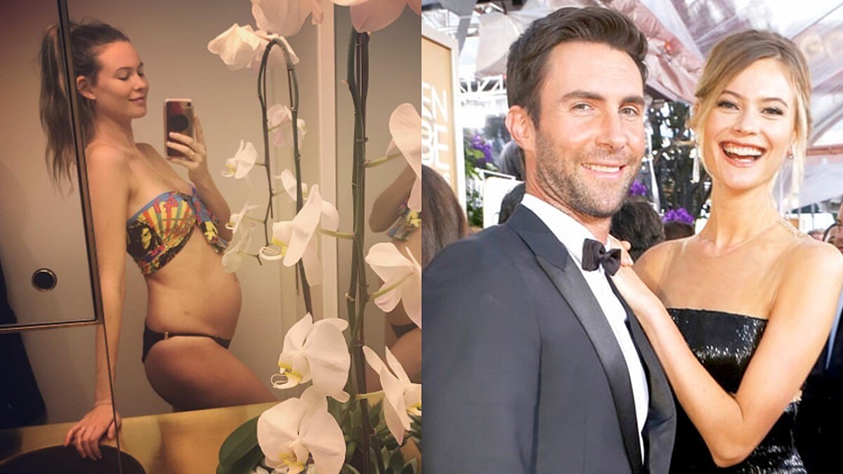 愛妻曬性感孕肚！38歲亞當李維Adam Levine二度當爸