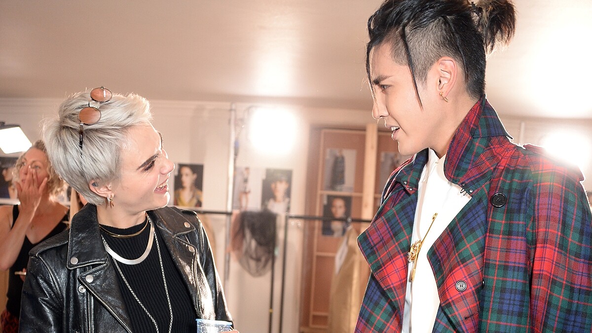 【倫敦時裝週】暖暖蘇格蘭風 吳亦凡 &amp; 超模 Cara Delevingne同框Burberry 時裝秀