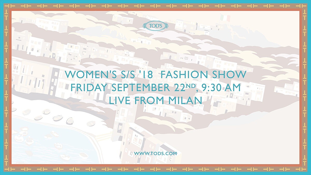 【米蘭時裝周】TOD’S 2018春夏大秀，許你一個義大利美夢！