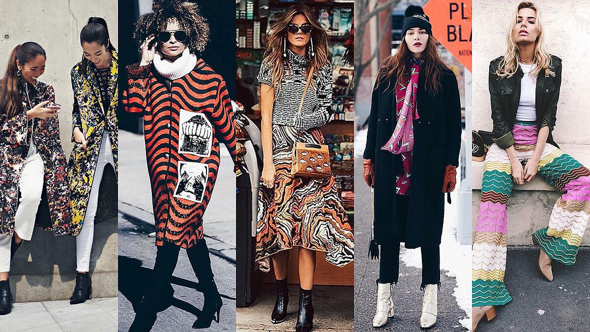 跟著IG時尚女孩玩穿搭！秋冬度假就用色彩圖紋成為時髦焦點！