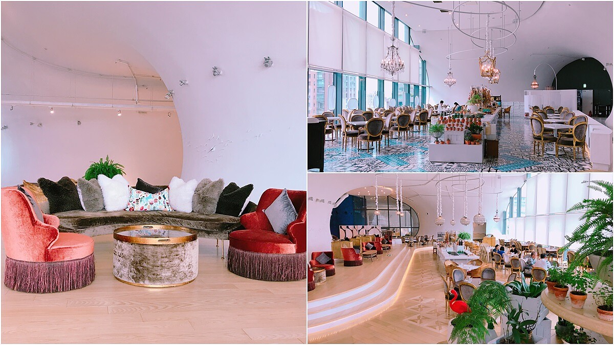 不要單拍國家歌劇院外觀，位在5樓的「VVG Food Play」餐酒館也美翻天！還打造2種歌劇主題的浪漫套餐