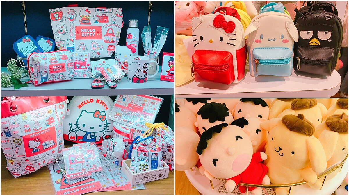 MY MELODY玩偶、HELLO KITTY小後背包、手機殼每一款都想買!微風松高全新開幕「Sanrio VIVITIX」專賣店