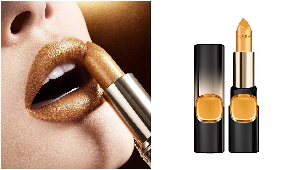 注入99%高純度黃金微粒！日妞、韓妞搶著入手的巴黎萊雅「24K金屬星燦唇膏」11月要來台了