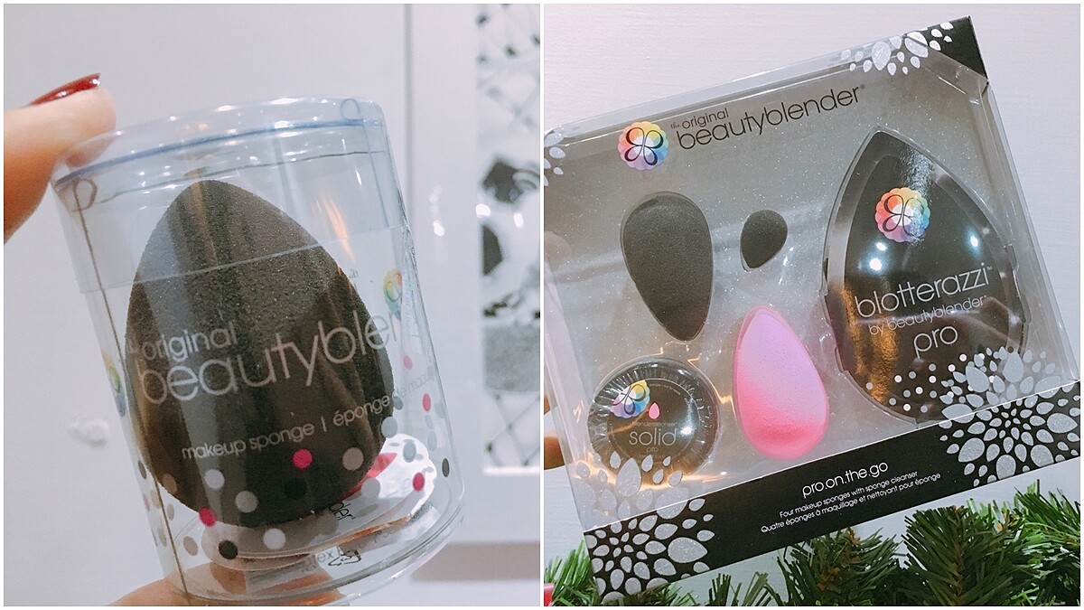 「美妝蛋竟然變黑色了」beautyblender PRO晶鑽黑系列，值得入手的3大理由(加映聖誕組合)