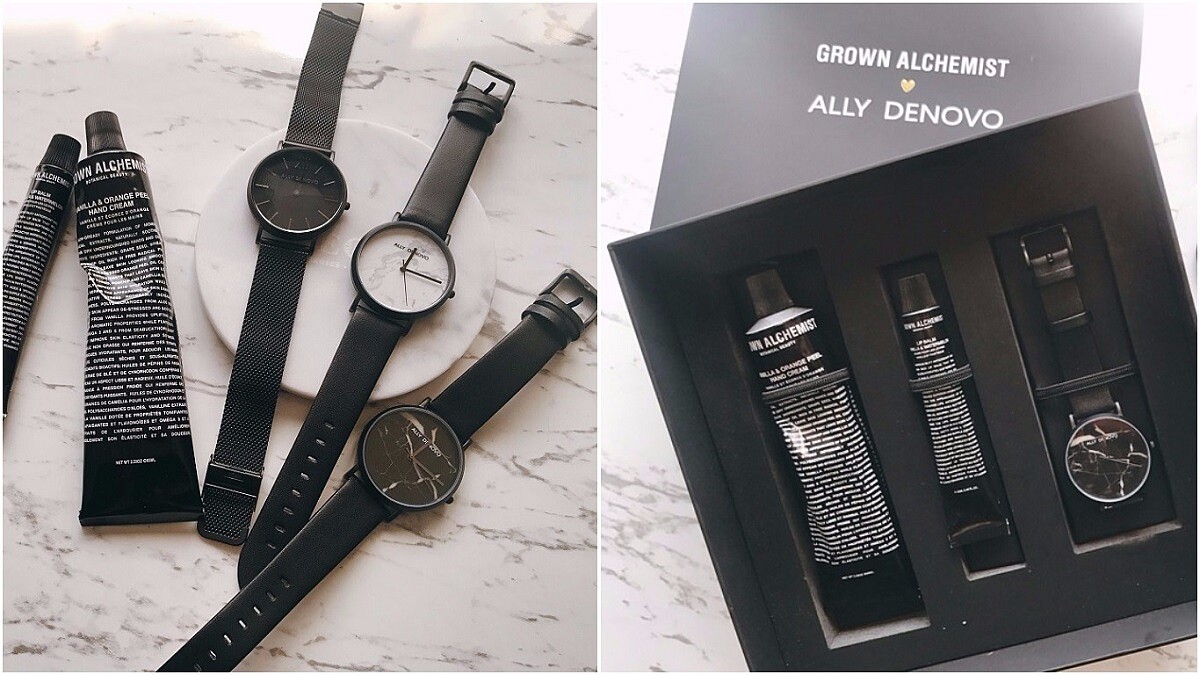 美到吃手手！文青風手錶結合潮流護手霜，夢幻推出超限量組合，滿足喜歡低調曬品味的你～