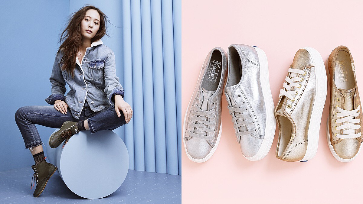 Krystal腳上是這雙！今年秋冬必備軍裝、格紋、金屬元素Keds鞋款都在這